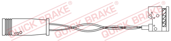 Czujnik zużycia klocka